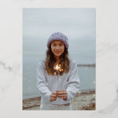 Essence Real Gold Foil Arch Graduate Faire-part (Verso)