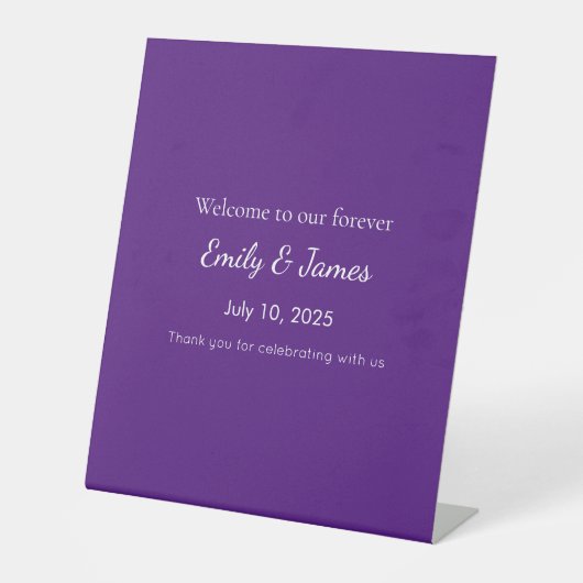 Essential Baby Shower Display Sign Reclamebord Met Voetstuk (Voorkant)