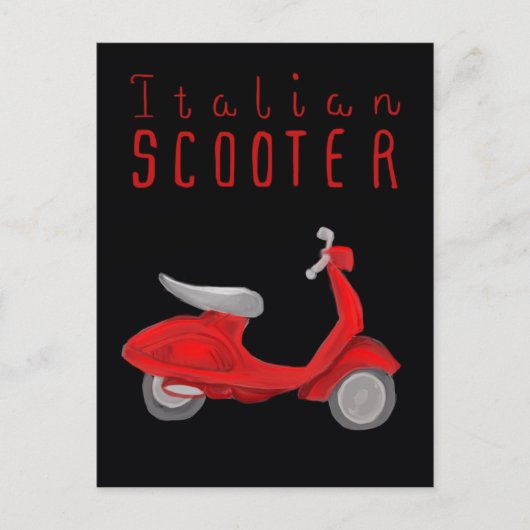 Essential Italië Briefkaart - Italiaanse scooter (Voorkant)