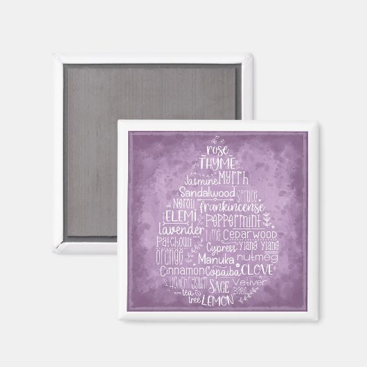 Essential Oil Drop Magnet (Recto/Verso)