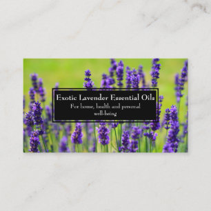 Essential Oils Business Wellness Holistic Lavender Visitekaartje