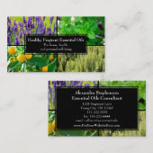 Essential Oils Business Wellness Natural Herbal Visitekaartje (Voorkant / Achterkant)