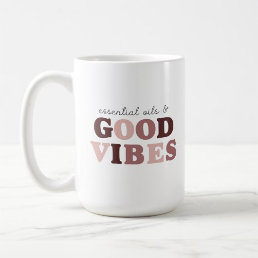 Essential Oils & Good Vibes Coffee Mok (Links)