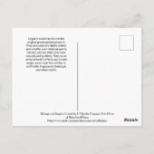 Essential Oils Myth/Fact Postcard Briefkaart (Achterkant)