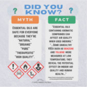 Essential Oils Myth/Fact Sticker (Voorkant)