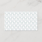 Essential Oils Reed Diffuser Bottle Pattern Visitekaartje (Achterkant)