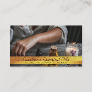 Essential Oils Slogans Visitekaartjes