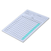 Essential Speed Tool: leeg gegevensblad (proefvers Notitieblok (Schuin)