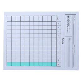 Essential Speed Tool: leeg gegevensblad (proefvers Notitieblok