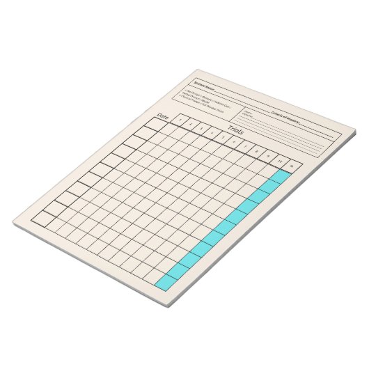 Essential Speed Tool: leeg gegevensblad (proefvers Notitieblok (Schuin)