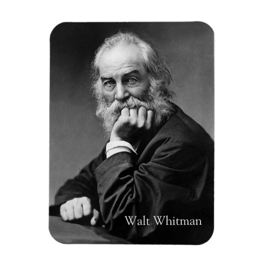 Essential Walt Whitman Portret Magneet (Verticaal)