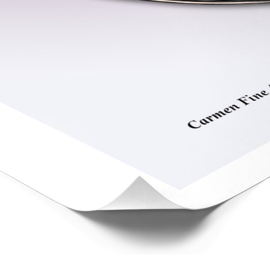 "Essentialistische schepping". Glossy poster Perfect Poster (Hoek)