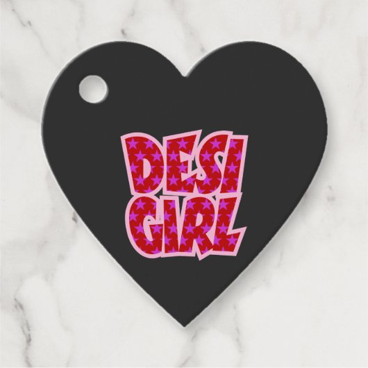 Essentials Bollywood geïnspireerde geschenken Bedankjes Labels (Voorkant)