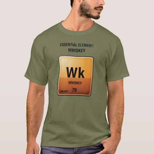 Essentieel Element Whiskey T-shirt (Voorkant)