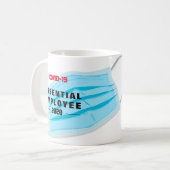ESSENTIEL EMPLOYÉ-19 Keyworker MUG (Devant gauche)