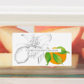 Essentiel Huile Étiquette Citron Orange Citrus (Apposé)