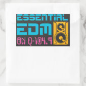 Essentiële EDM-Sticker Rechthoekige Sticker (Tas)