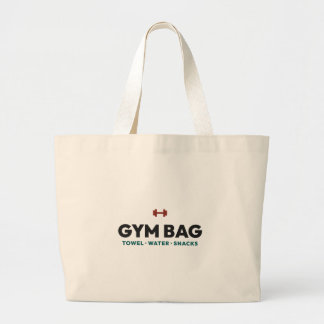 Essentiële Gymtas Handdoek Water Snacks Grappige W Grote Tote Bag