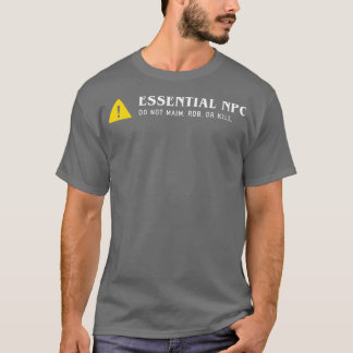 Essentiële NPC Grappige RPG T-shirt