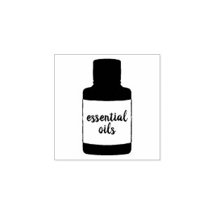Essentiële Oliën Cosmetische Fles met Aangepaste T Rubberstempel