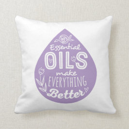 Essentiële oliën maken alles beter af met olie kussen