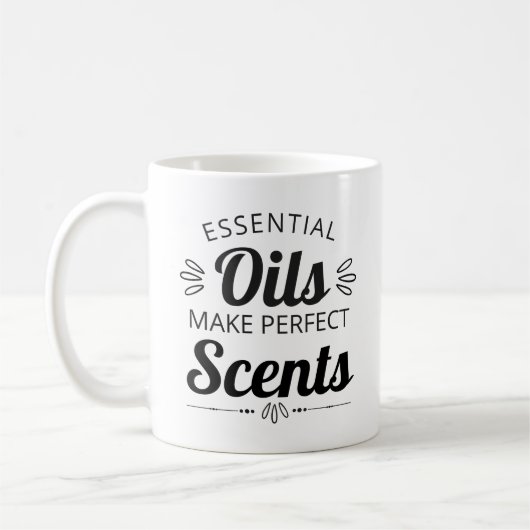 Essentiële oliën maken perfecte scores koffiemok (Links)