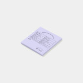 Essentiële Snelheid Tool: Accommodatie Checklist Post-it® Notes (Schuin)