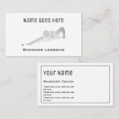 "Essentiële" Snooker-Visitekaartjes Visitekaartje (Voorkant / Achterkant)