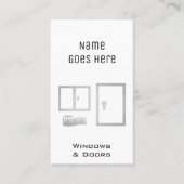 "Essentiële" Visitekaartjes voor Windows en deuren (Voorkant)