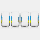 Essentiële zomerstrand  blikvorm glas (Rechts)