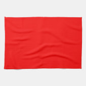 Essentiels de serviette de cuisine rouge solide du (Horizontal)