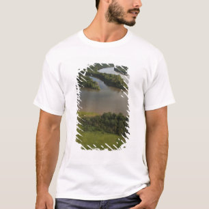 Essequibo River, de langste rivier in Guyana, en T-shirt