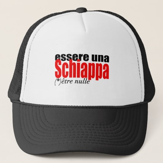 Essere una Schiappa être en français T Casquette (Devant)