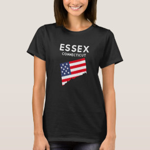 Essex Connecticut USA Staat Amerika Reizen Verbind T-shirt