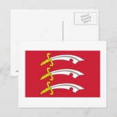 Essex Flag Briefkaart (Voorkant / Achterkant)