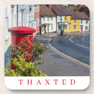 Essex Thaxted panoramisch uitzicht onderzetters