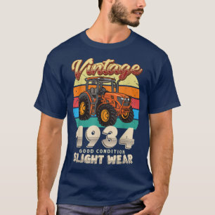 EST 1934 Farmer Tractor 88th Birthday 88 Y T-shirt