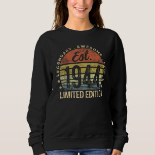 EST 1944 Limited Edition 81st Birthday 81 Trui