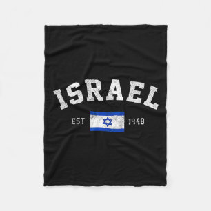 Est. 1948 Israëlische Onafhankelijkheidsdag Fleece Deken