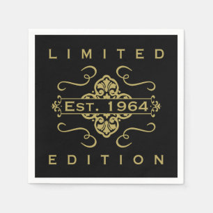 Est. 1964 60ste verjaardag servet