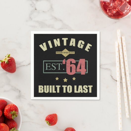 Est. 1964 60ste verjaardag Servet (Insitu)