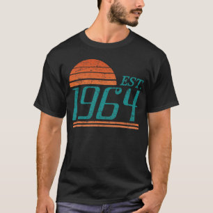 Est. 1964 Vintage 60 jaar oud T-shirt