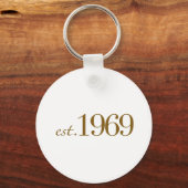 Est 1969 sleutelhanger (Voorkant)