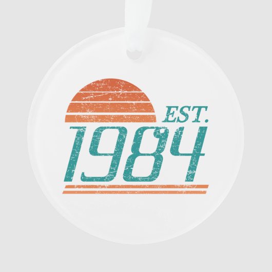 Est. 1984 Vintage De 40 Ans (devant)