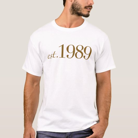 Est 1989 t-shirt (Voorkant)