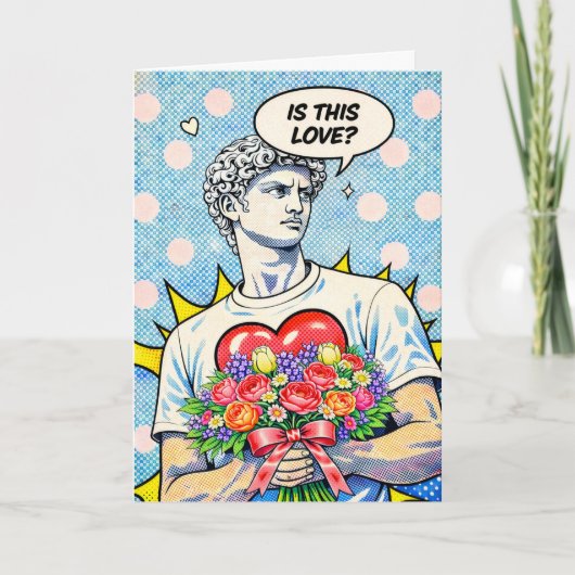 Est-ce de l'amour ? – Carte de la Saint-Valentin P (Devant)