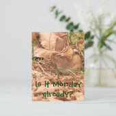 Est-ce déjà lundi ? Carte postale Chipmunk (Debout devant)
