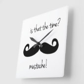 Est-ce que c'est le temps ? horloge murale (Angle)