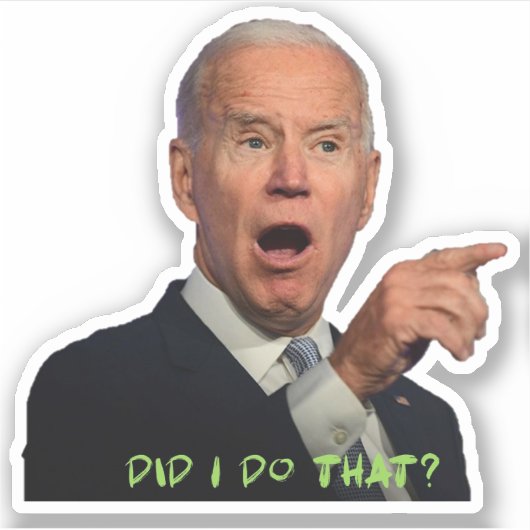 Est-ce que j'ai fait cela - Autocollant de vinyle  (Devant)