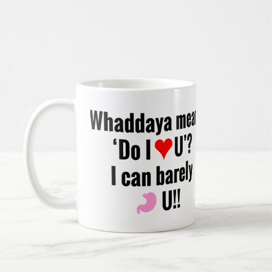 Est-ce que je t'entends Gag Mug (Gauche)